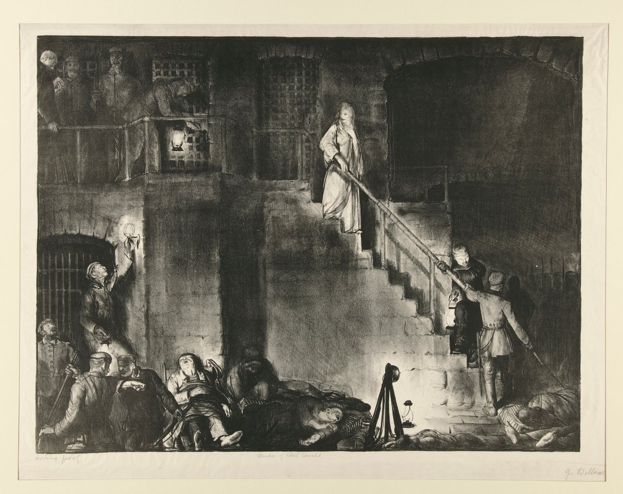 Die Ermordung von Edith Cavell von George Wesley Bellows