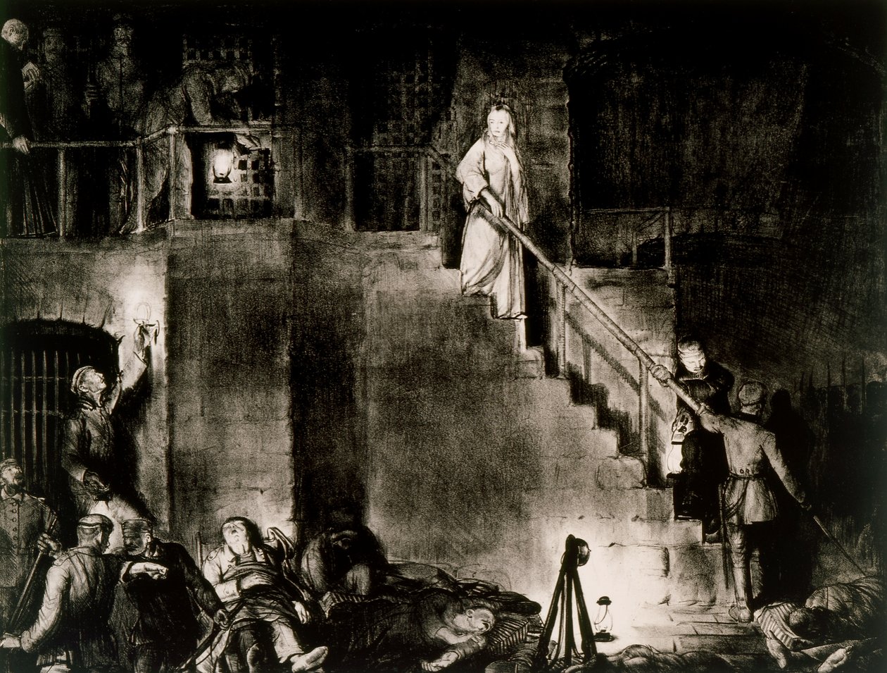 Der Mord an Edith Cavell von George Wesley Bellows