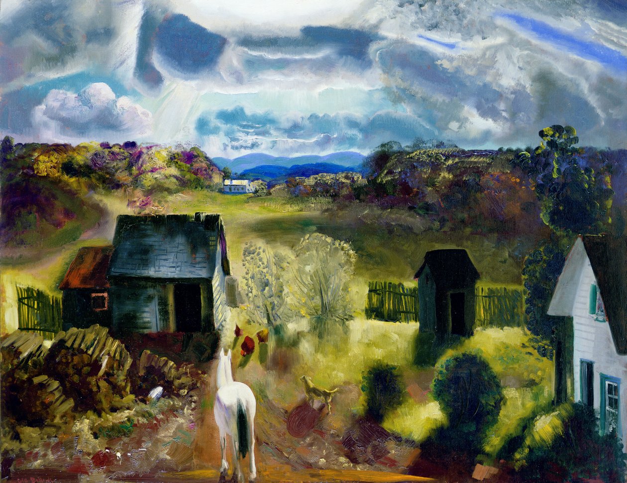 Das weiße Pferd von George Wesley Bellows