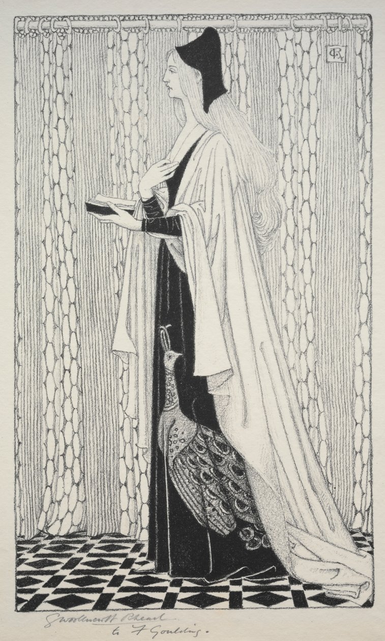 Kostümstudie von George Woolliscroft Rhead