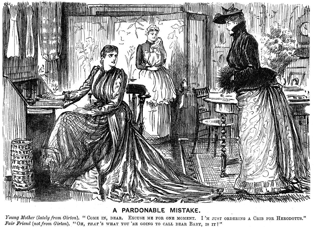 Ein verzeihlicher Fehler, 1889 von George du Maurier