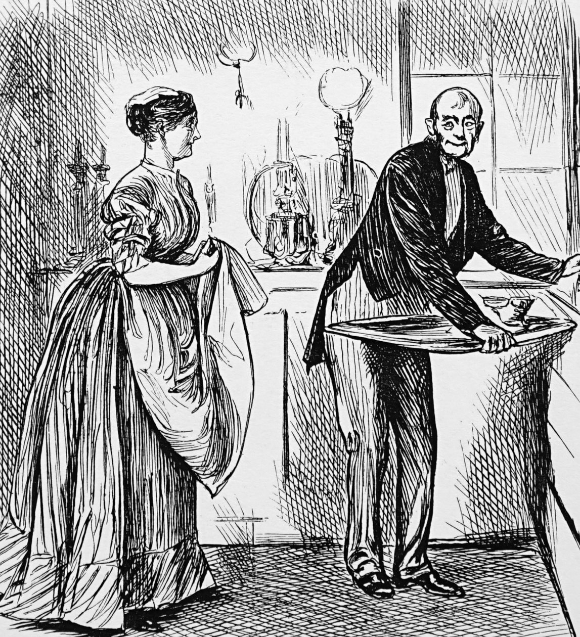 Ein Koch und ein Butler von George du Maurier