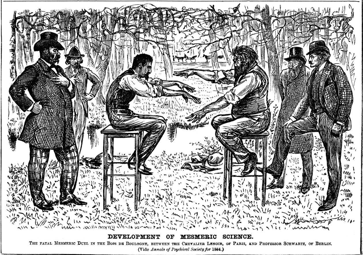 Entwicklung der Mesmerischen Wissenschaft, 1883 von George du Maurier