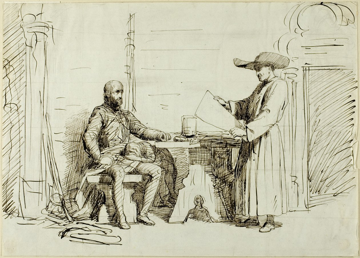 Priester und Soldat von George du Maurier