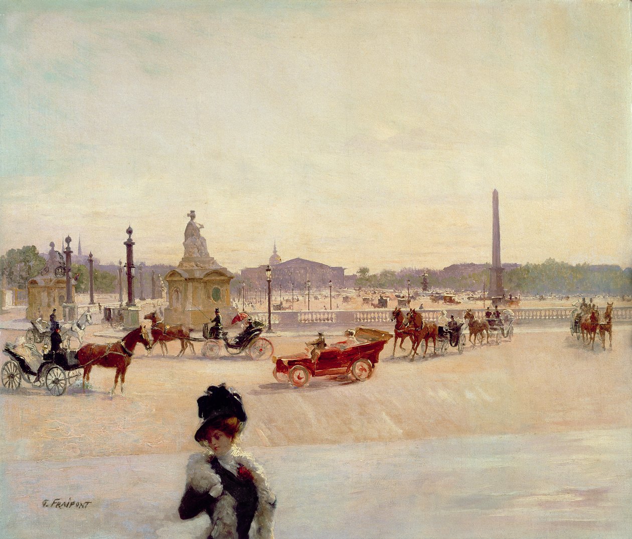 Place de la Concorde, Paris von Georges Fraipont