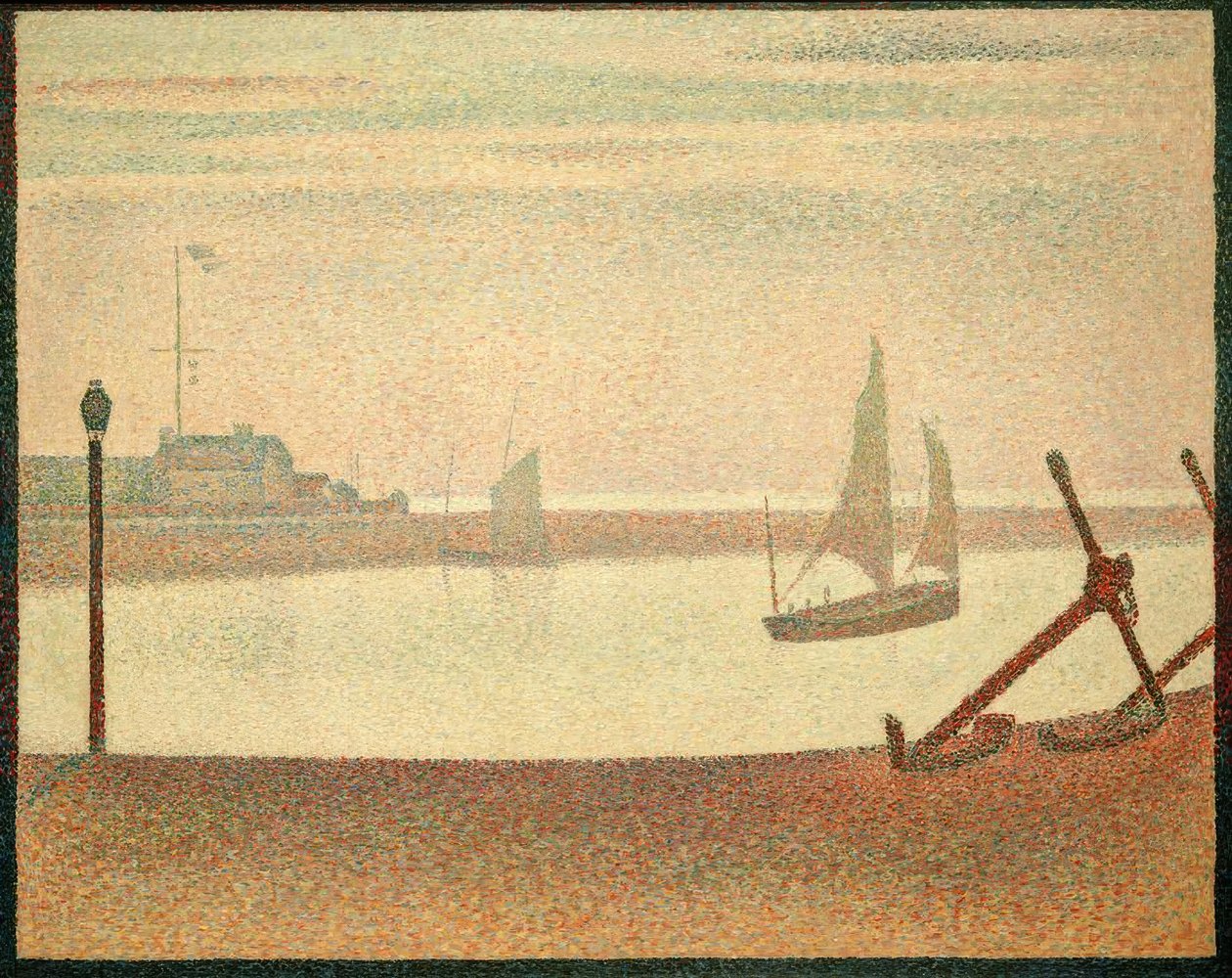 Le Chenal de Gravelines: Un Soir von Georges Seurat