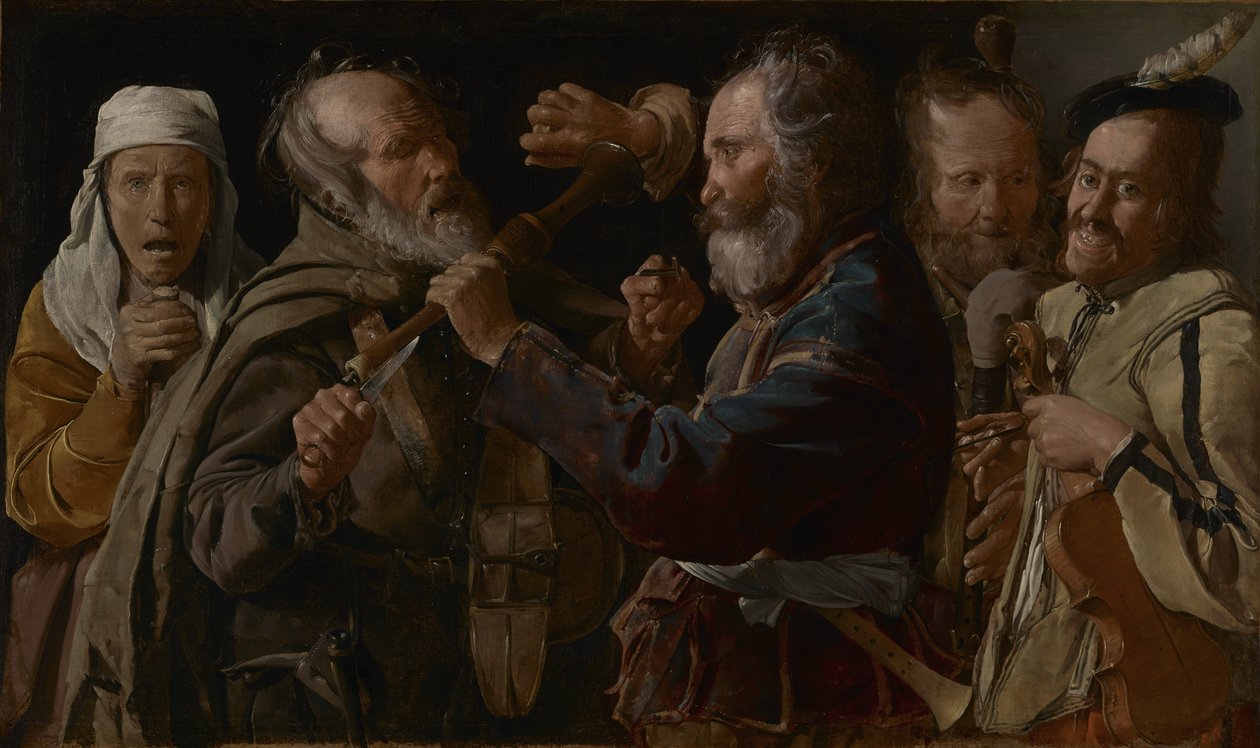 Der Streit der Musiker von Georges de La Tour