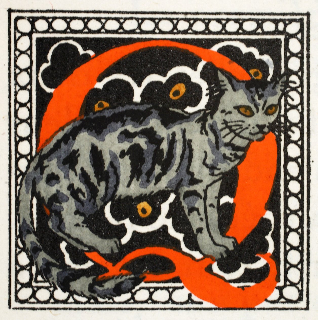 C für Katze von Georges Barbier
