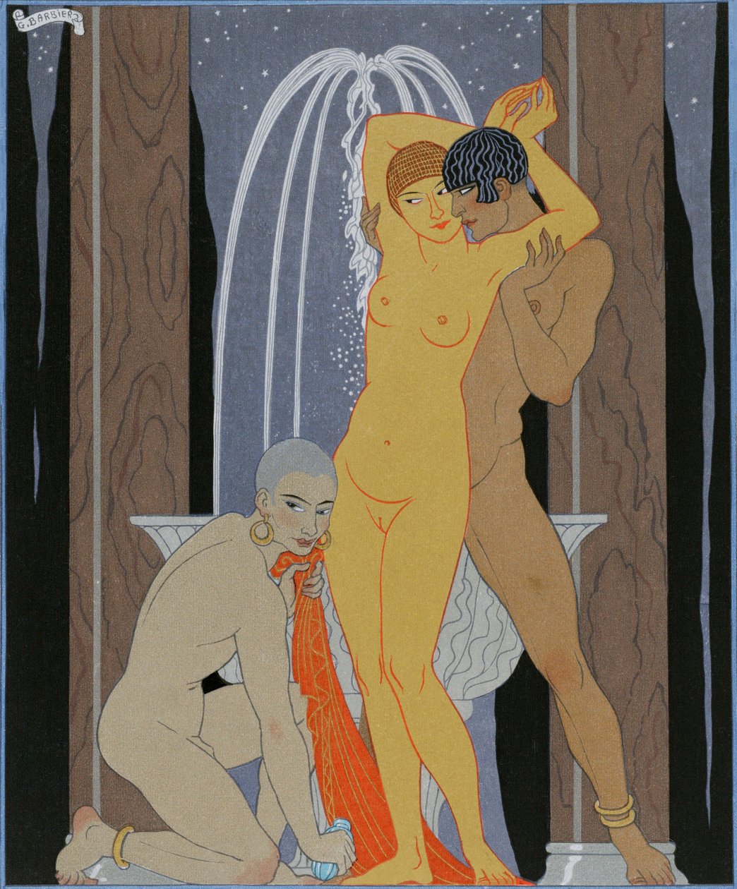 Clodia, unzüchtige Matrone von Georges Barbier