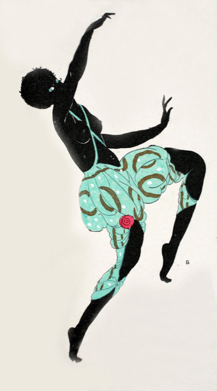 Tanzendes Mädchen von Georges Barbier