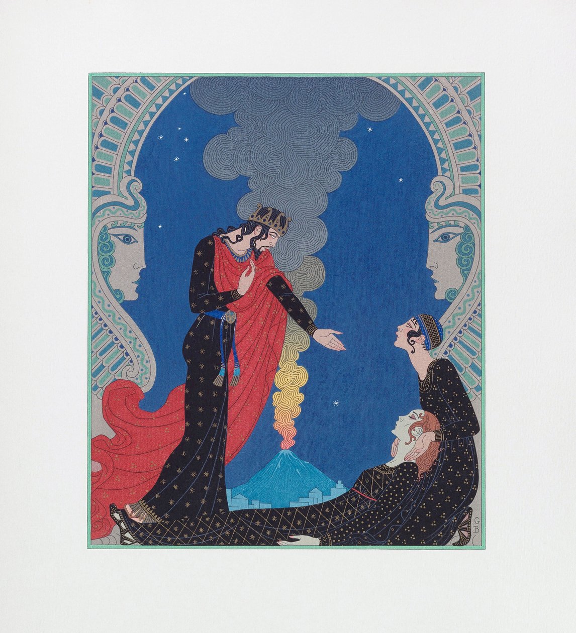 Empedokles, angeblicher Gott von Georges Barbier