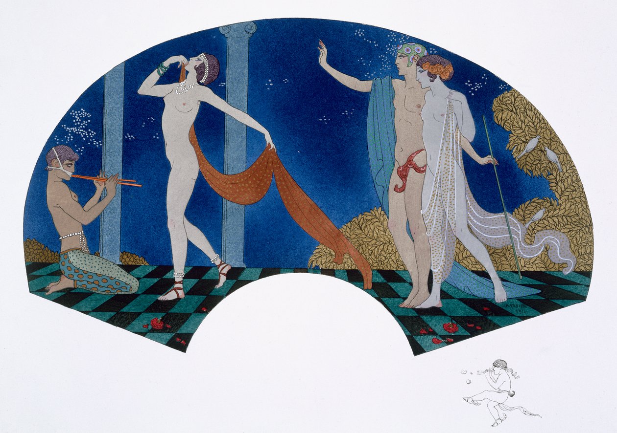 Fandesign von Georges Barbier