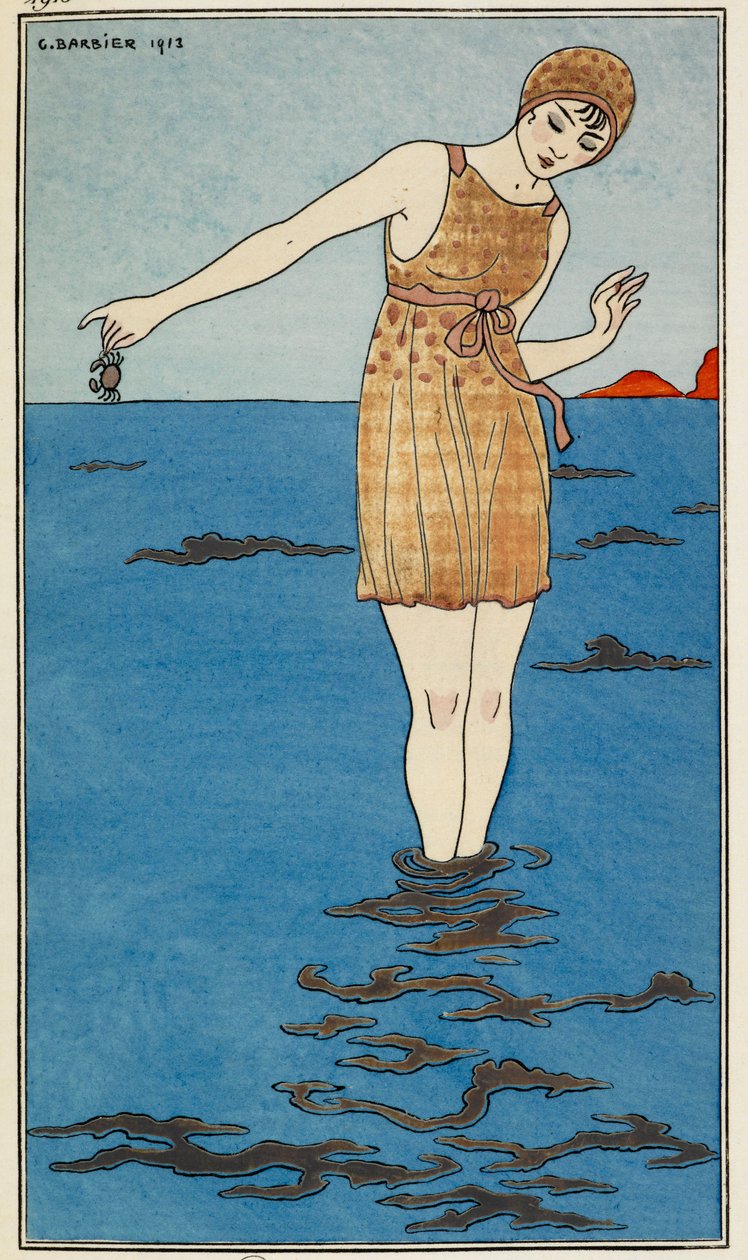 Badebekleidung von Georges Barbier