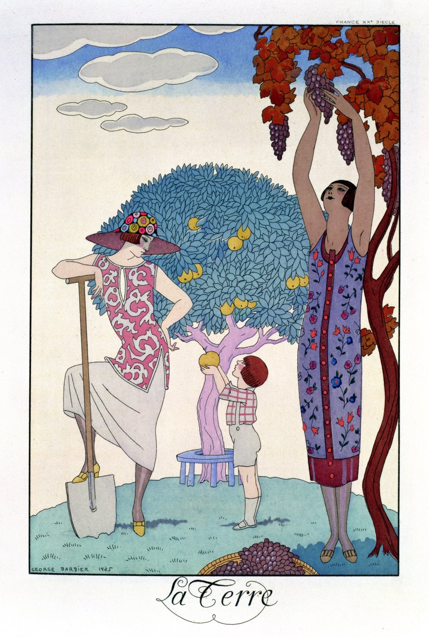 Die Erde von Georges Barbier