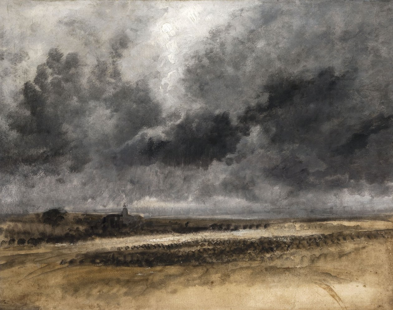 Blick auf Paris von Meudon aus von Georges Michel