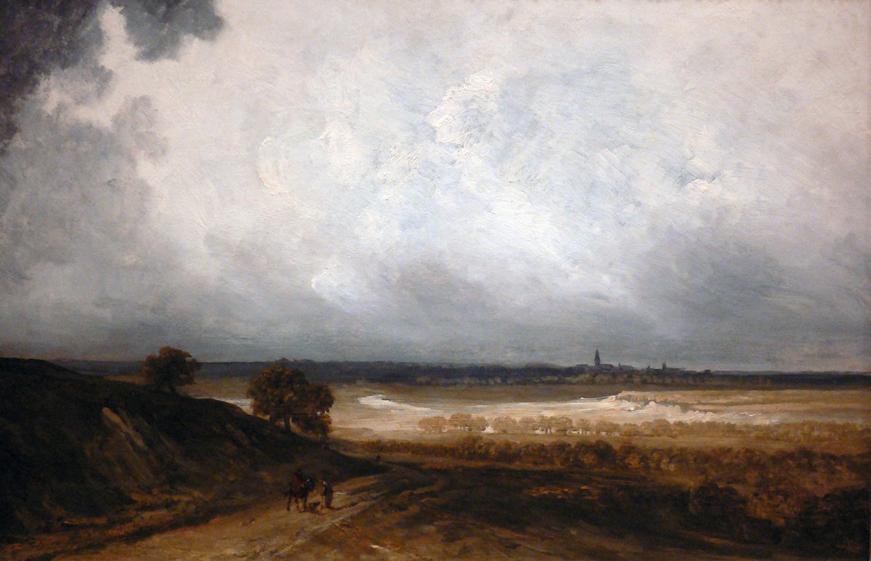 Landschaft mit Figuren von Georges Michel