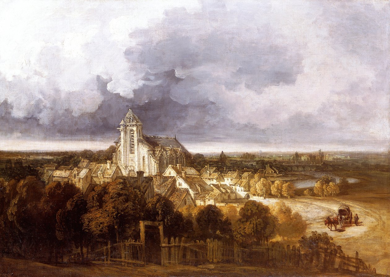 Ansicht von Meaux, 1800-1843 von Georges Michel