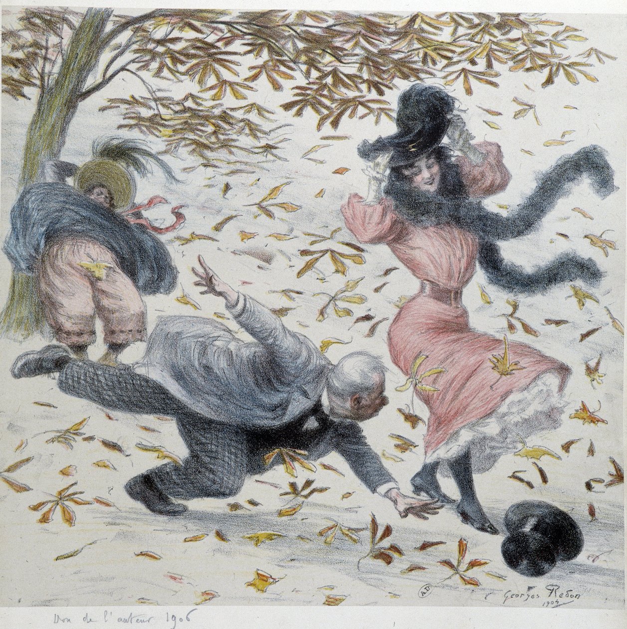 Der Wind, 1904 von Georges Redon