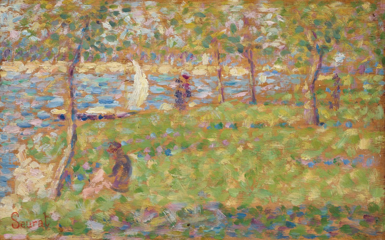 Studie für "La Grande Jatte" von Georges Seurat