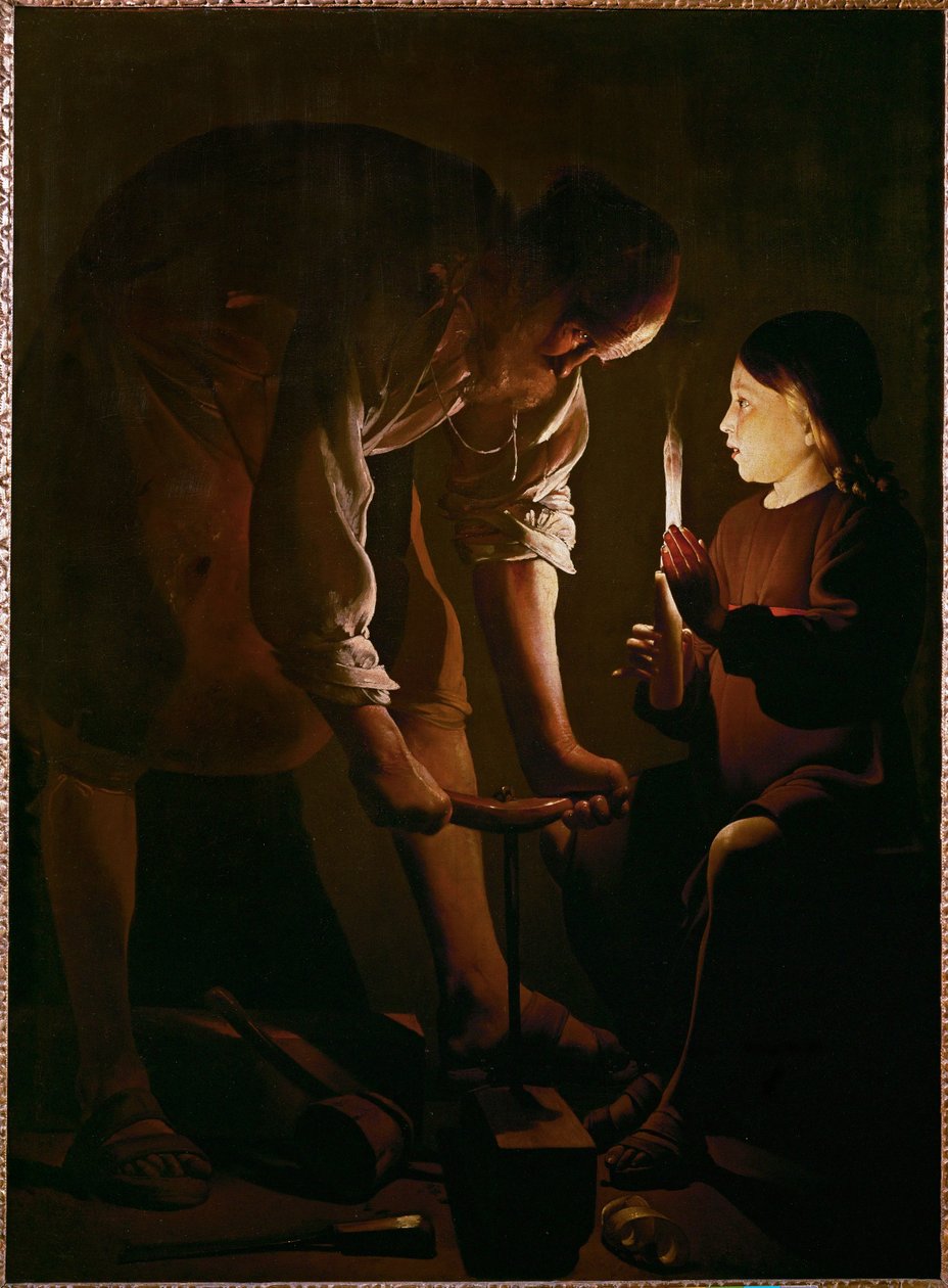 Heiliger Joseph Zimmermann von Georges de La Tour