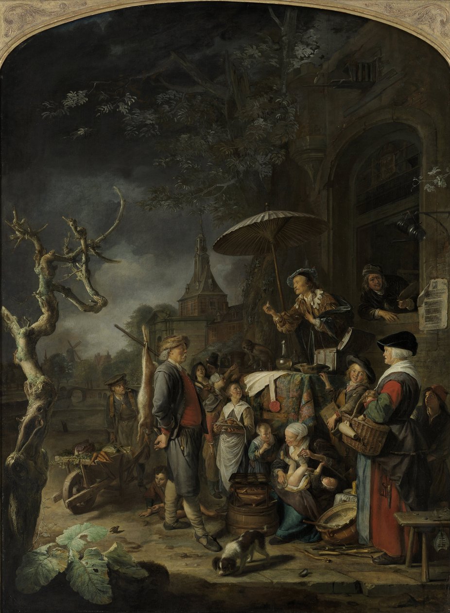 Der Quacksalber von Gerrit Dou