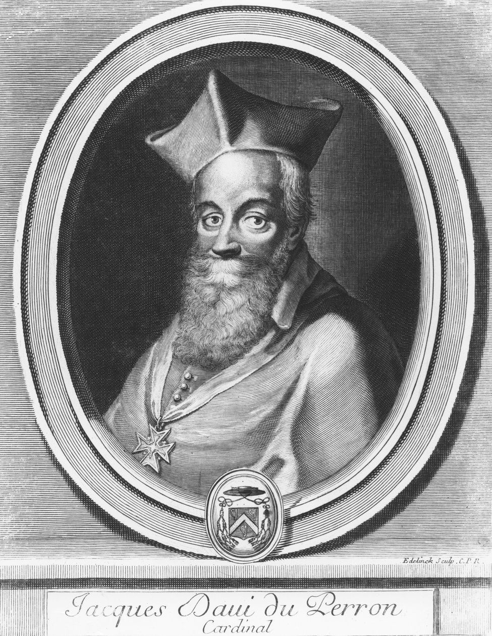 Jacques Davy Duperron von Gérard Edelinck