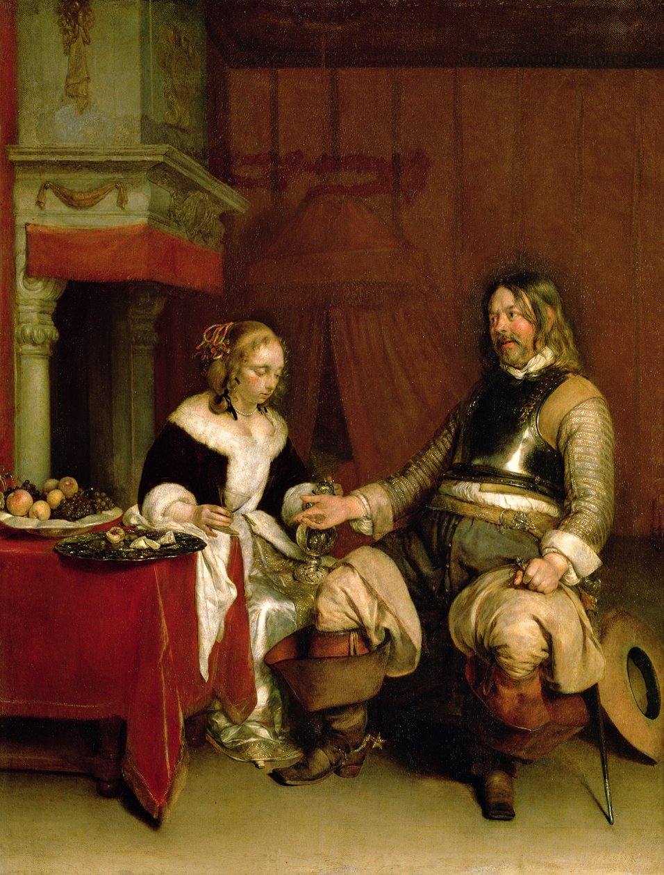Der Gentleman-Soldat von Gerard ter Borch