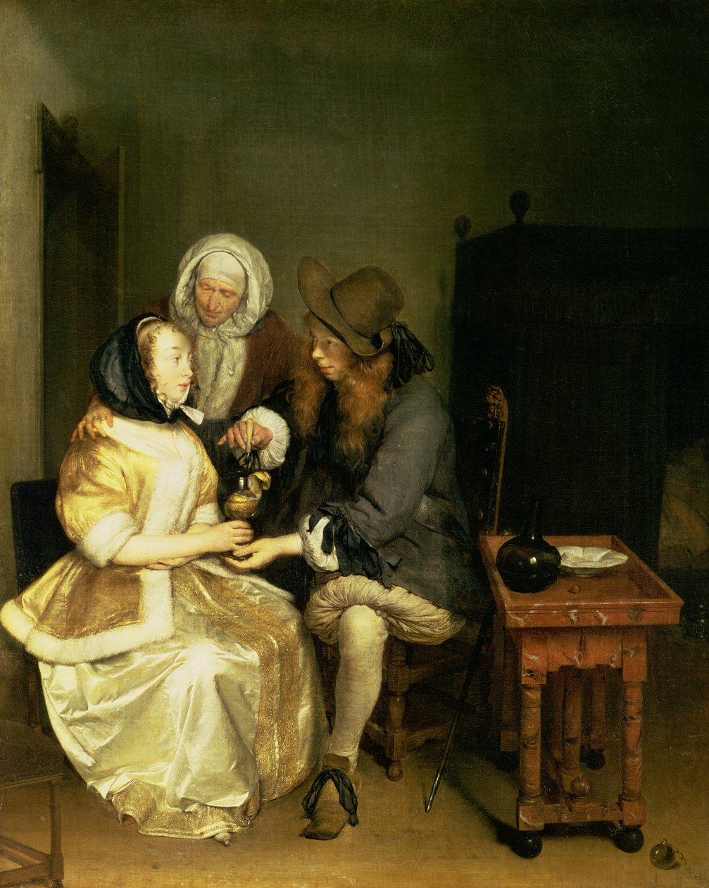 Das Glas Limonade von Gerard ter Borch