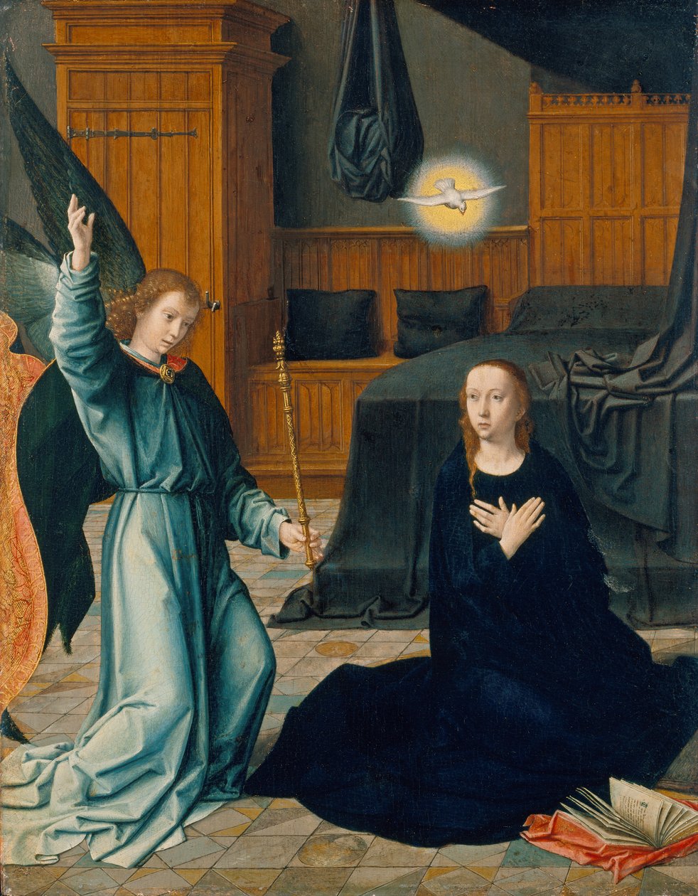 Die Verkündigung, ca. 1509 von Gerard David