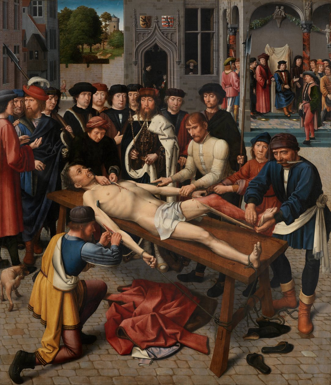 Die Häutung des Sisamnes von Gerard David