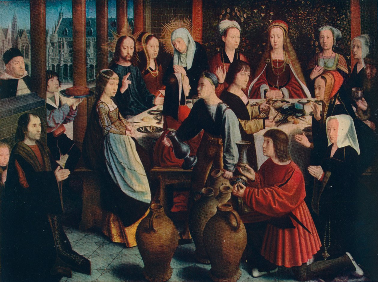 Die Hochzeit zu Kana, ca. 1500 von Gerard David