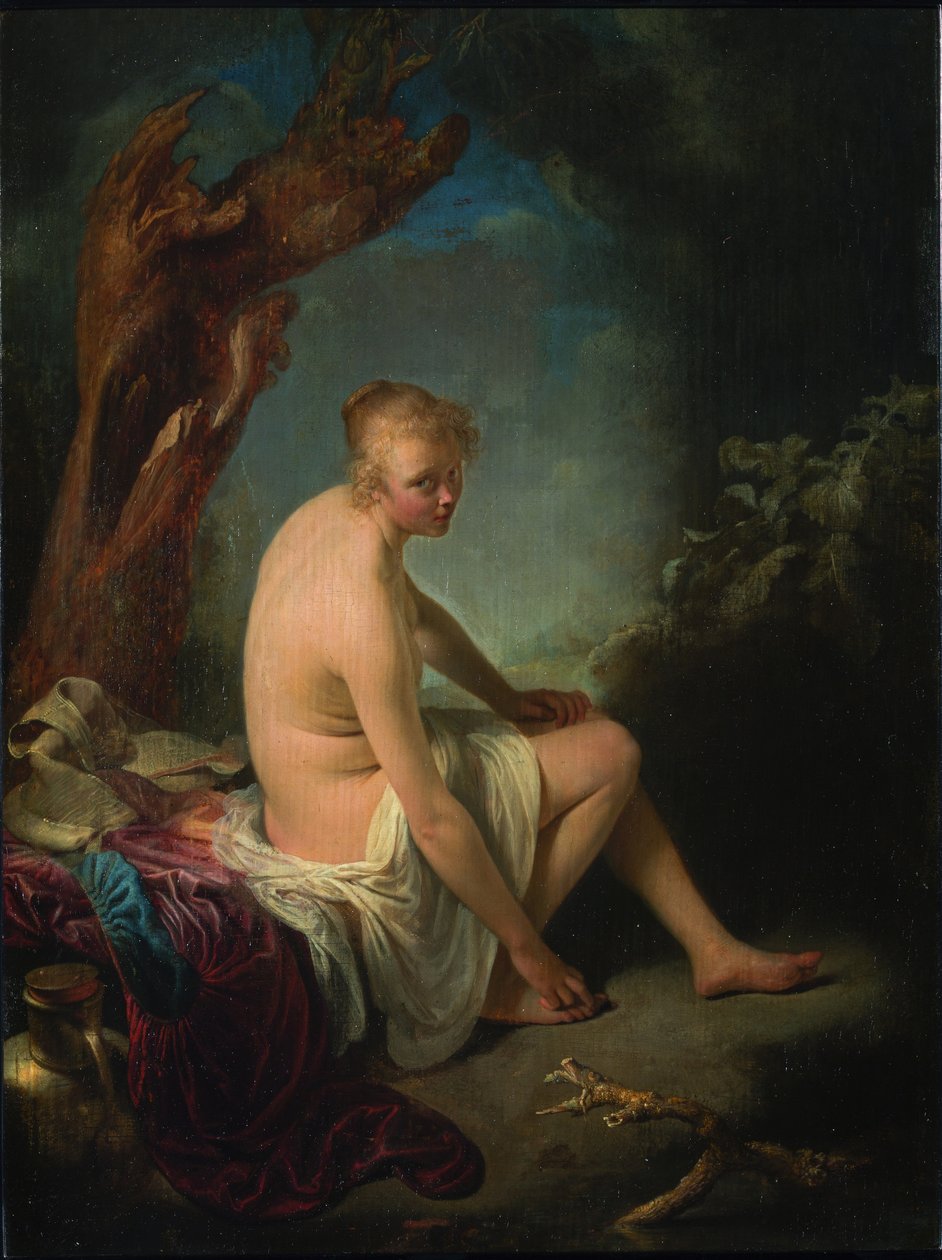 Badende, ca. 1662-1665 von Gerrit Dou