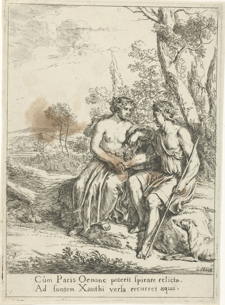 Paris und Oenone von Gerard Hoet (I)