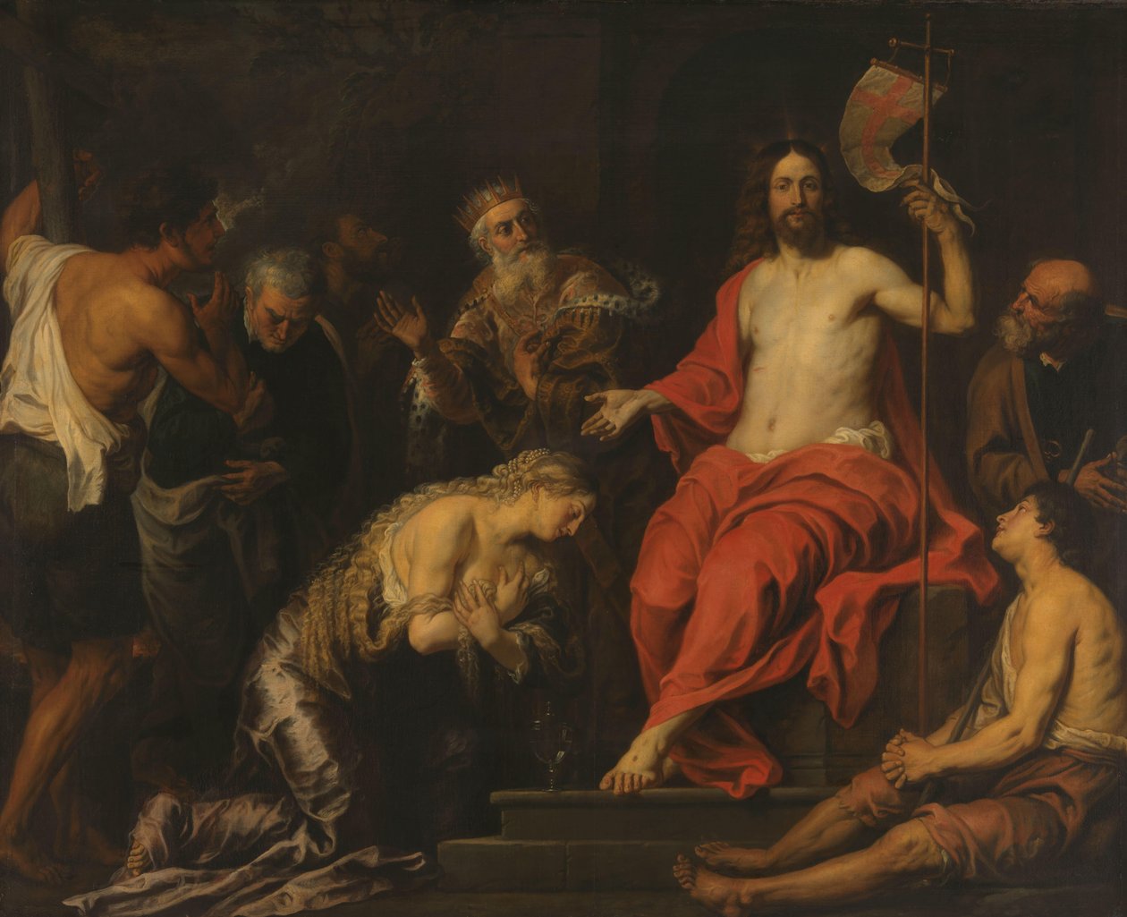 Christus und die reuigen Sünder von Gerard Seghers