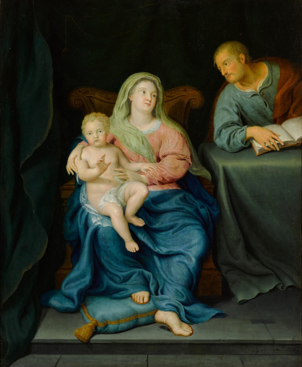 Die Heilige Familie zu Hause von Gerard Wigmana