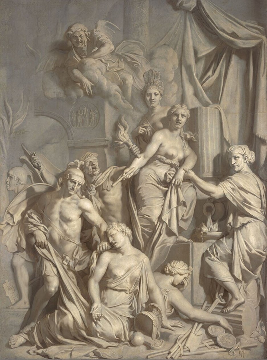 Rom vom Thron von Gerard de Lairesse