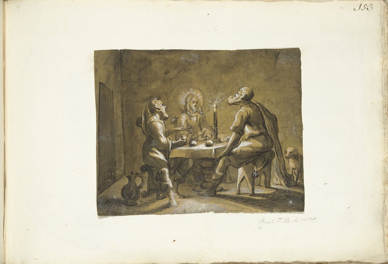 Mahlzeit in Emmaus von Gerard ter Borch (I)