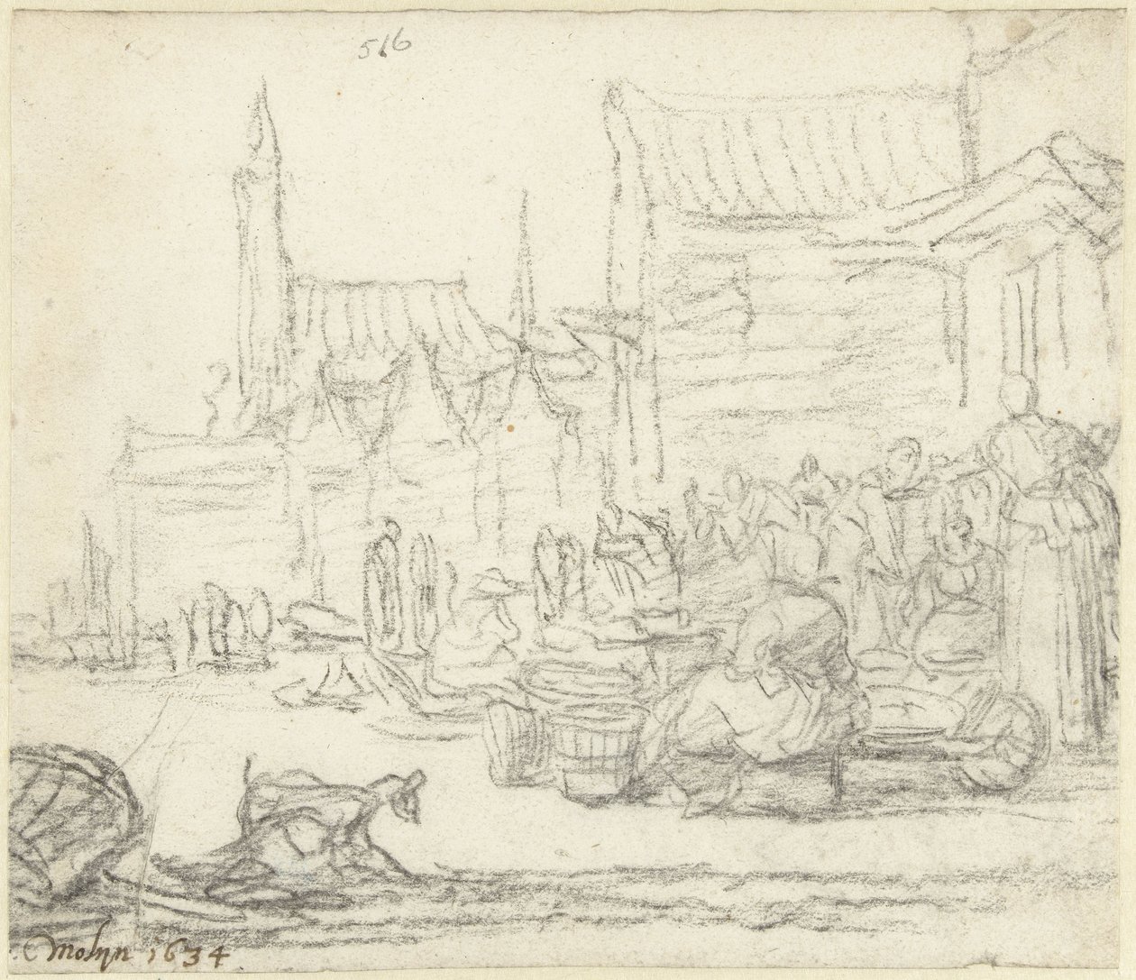 Marktszene von Gerard ter Borch (II)