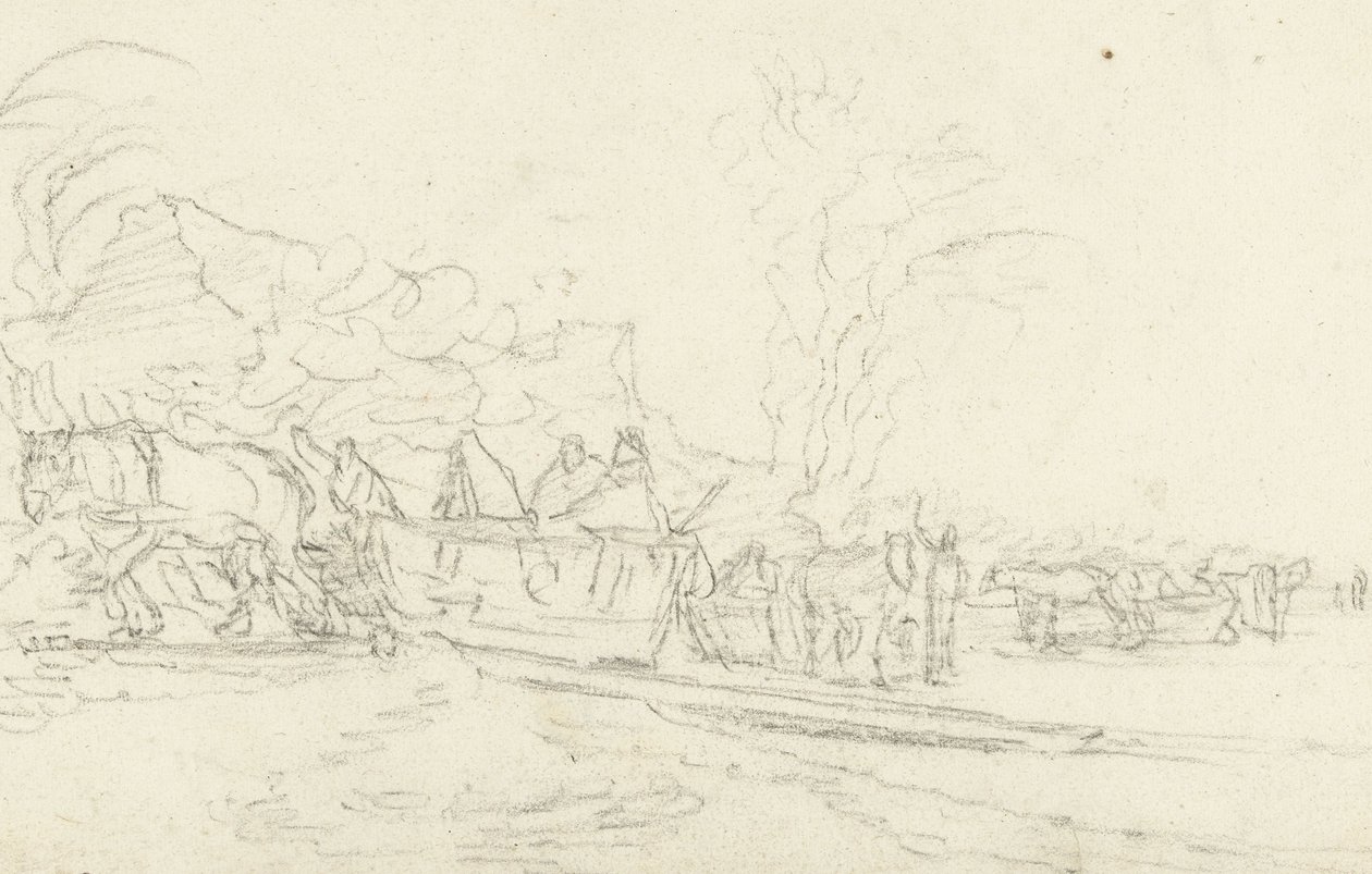 Winterlandschaft von Gerard ter Borch (II)