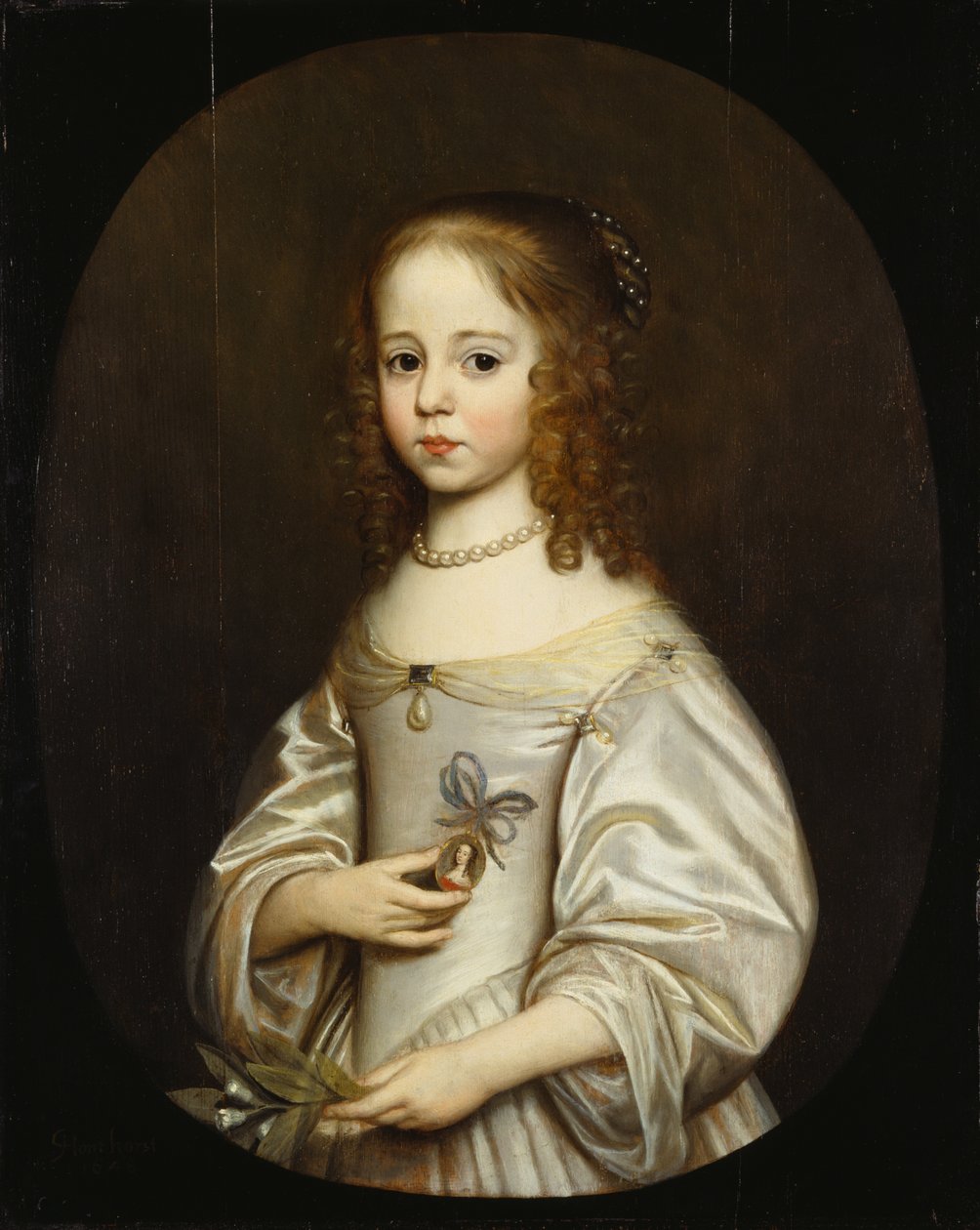 Prinzessin Maria von Oranien-Nassau (1642-1688) von Gerard van Honthorst