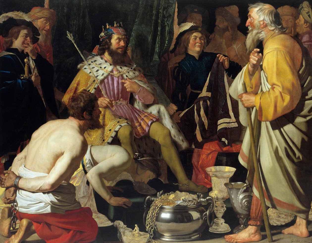 Solon und Krösus von Gerard van Honthorst