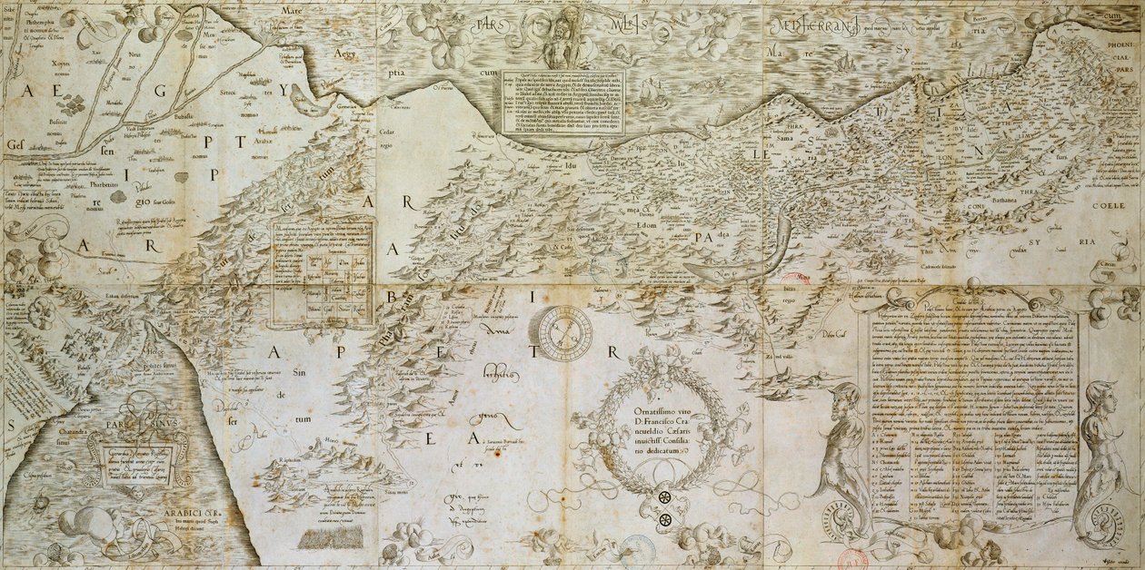 Amplissima Terrae Sanctae descripto ad utriusque testamenti intelligentiam, 1537 von Gerardus Mercator