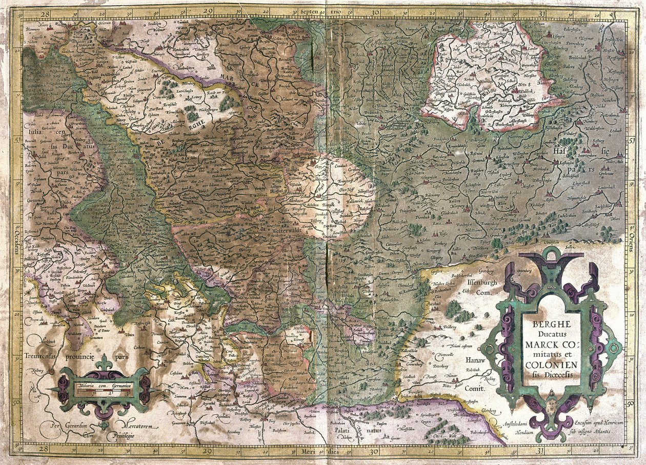 Köln, Waldeck (Hessen), Deutschland von Gerardus Mercator