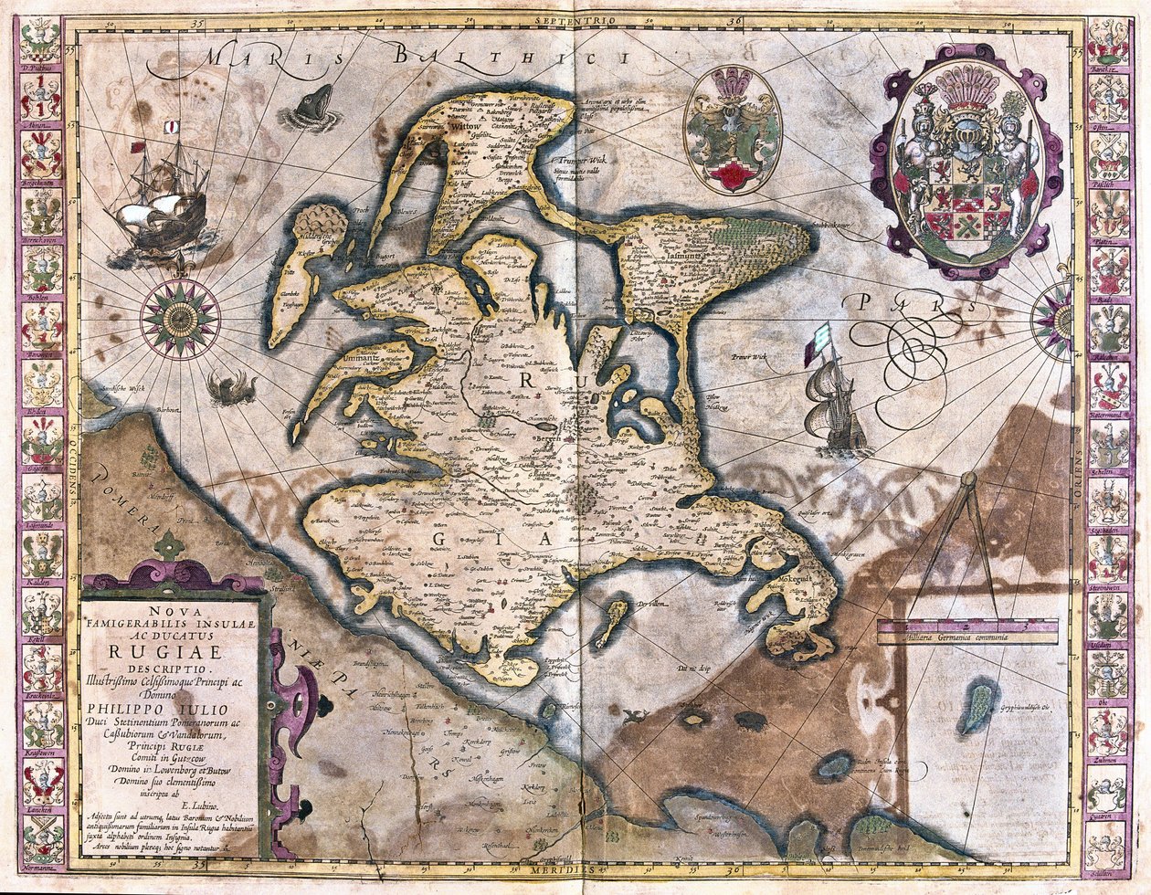 Insel Rügen, Deutschland von Gerardus Mercator