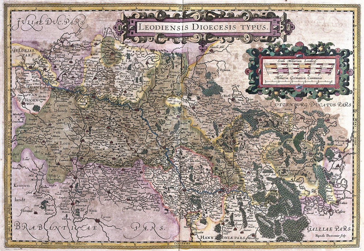 Lüttich, Belgien von Gerardus Mercator