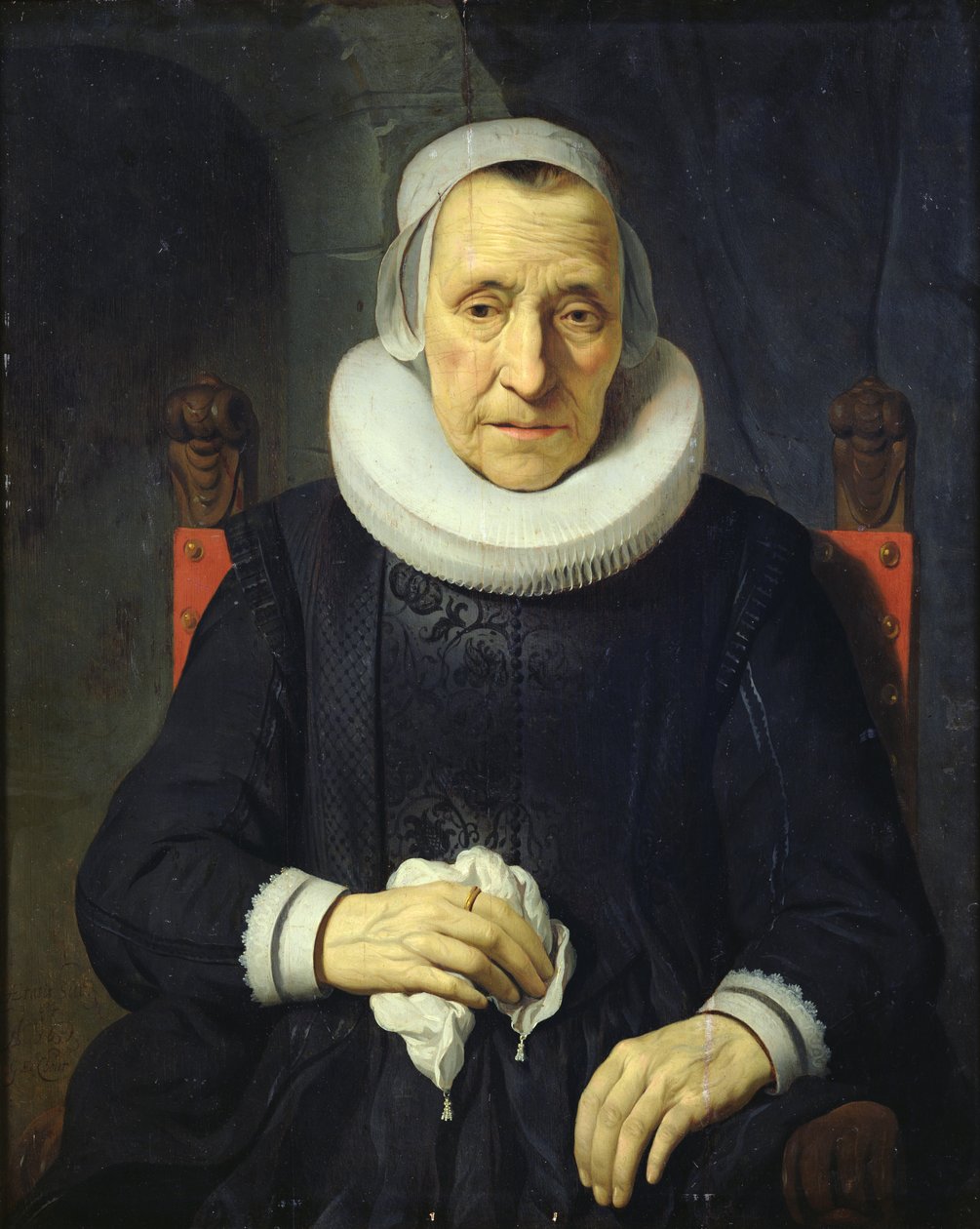 Porträt einer alten Frau, 1651 von Gerbrand van den Eeckhout