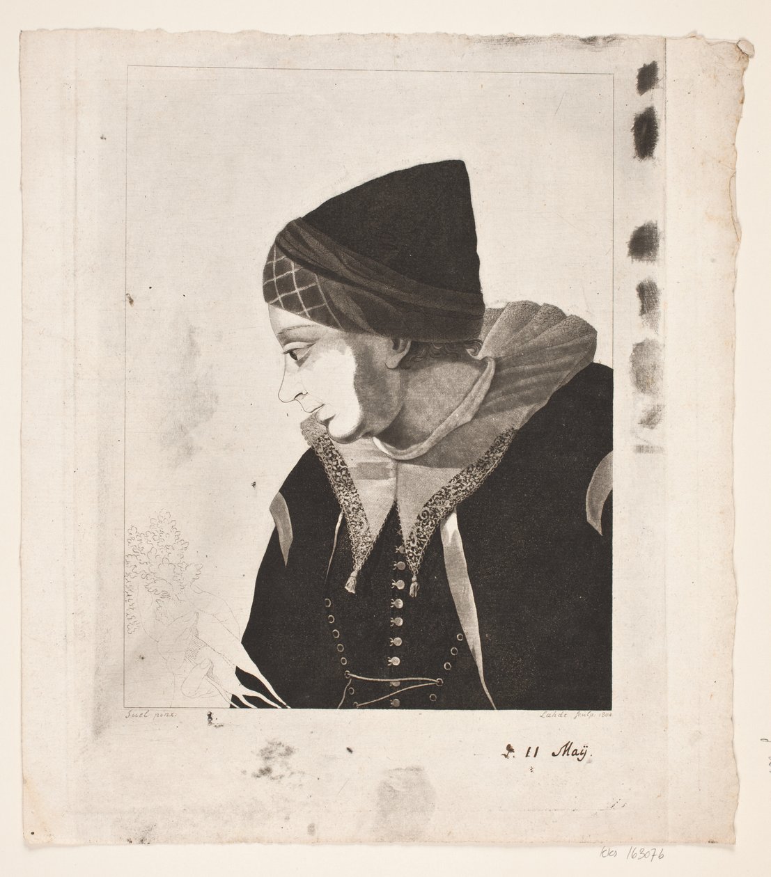 Ein Amager-Mädchen von Gerhard Ludvig Lahde