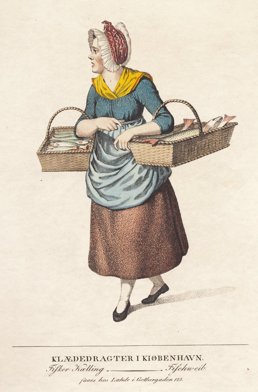 Fischerfrau von Gerhard Ludvig Lahde