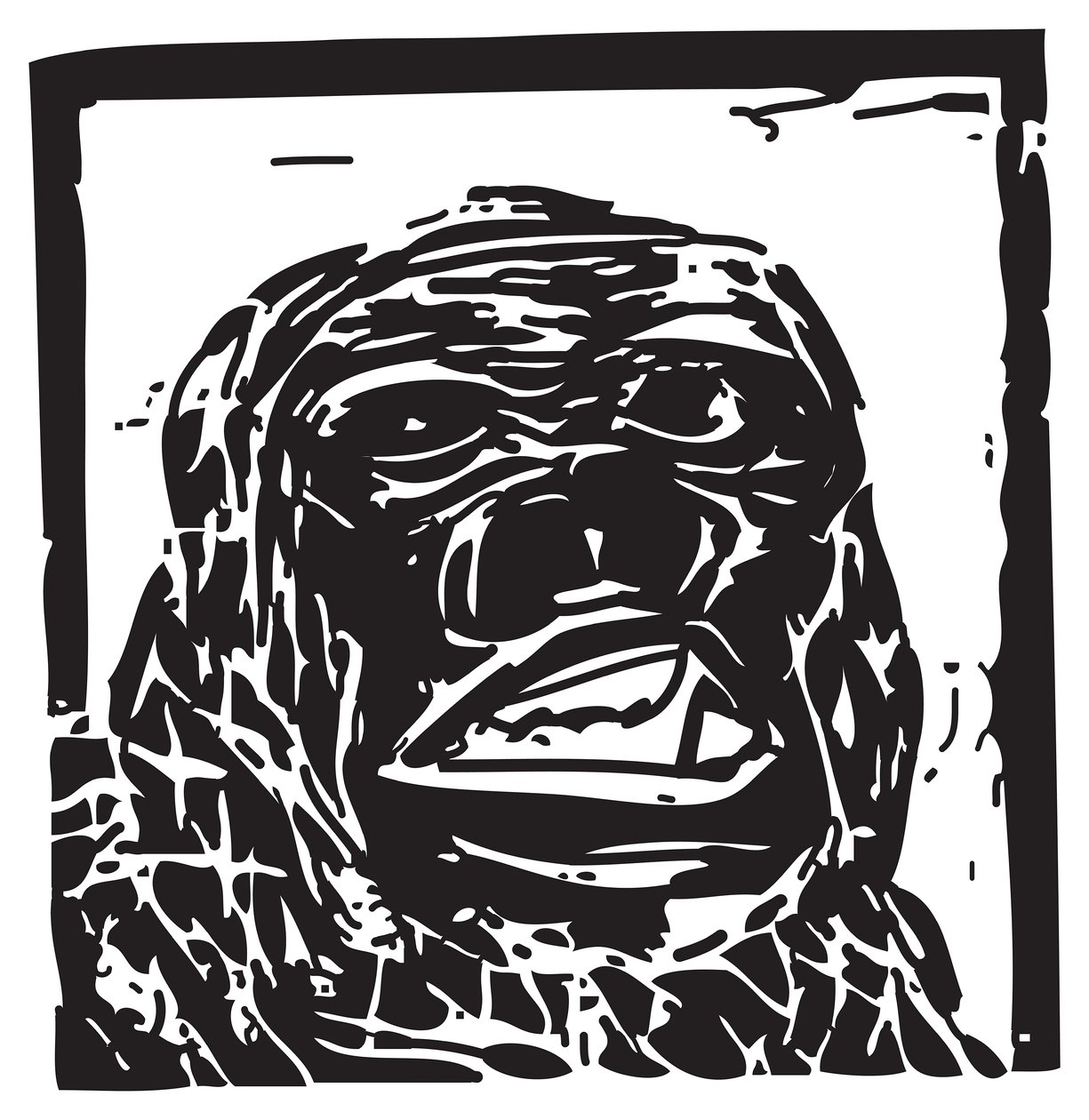 Schwerer Gorilla von Gerhardt Isringhaus