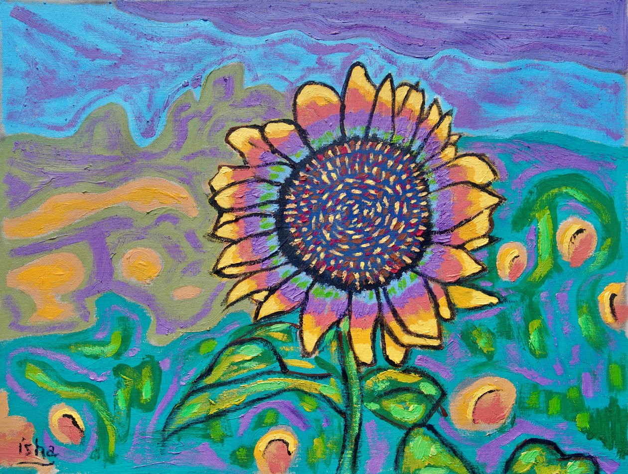 Freudige Sonnenblume I, 2024 von Gerhardt Isringhaus